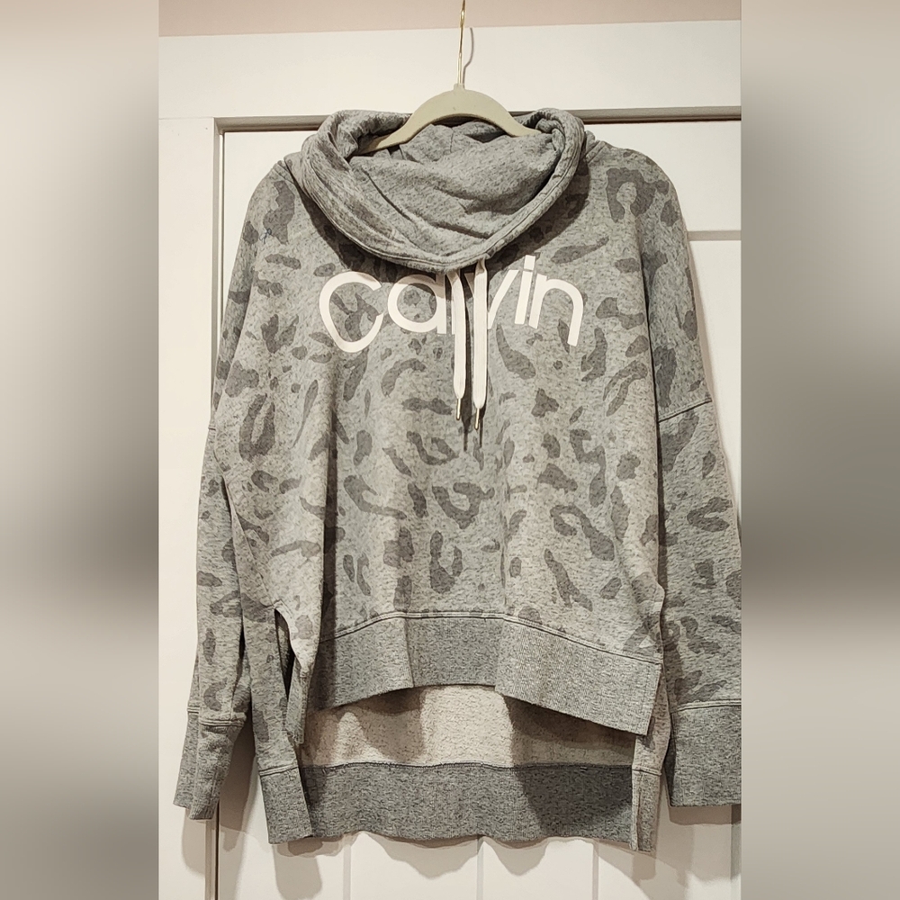 Calvin Klein Light Gray Logo Pullover